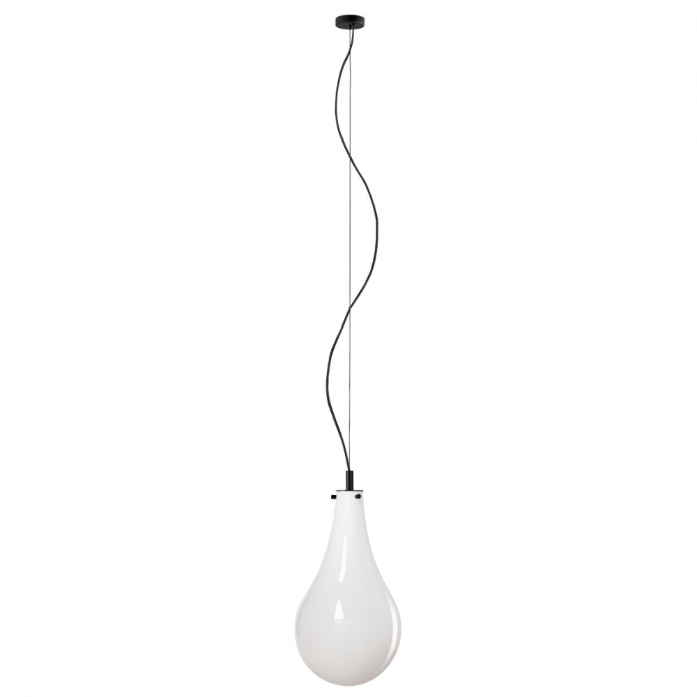 STILLA 1 pendant lamp, black finish