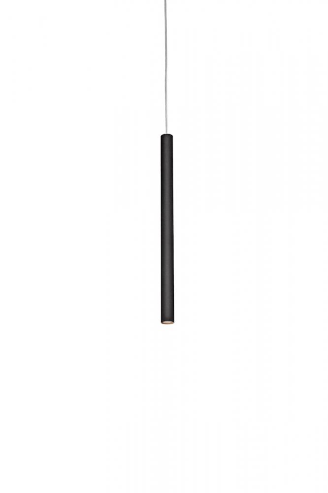 LED ROLL PENDING LAMP 8 black, Kaspa