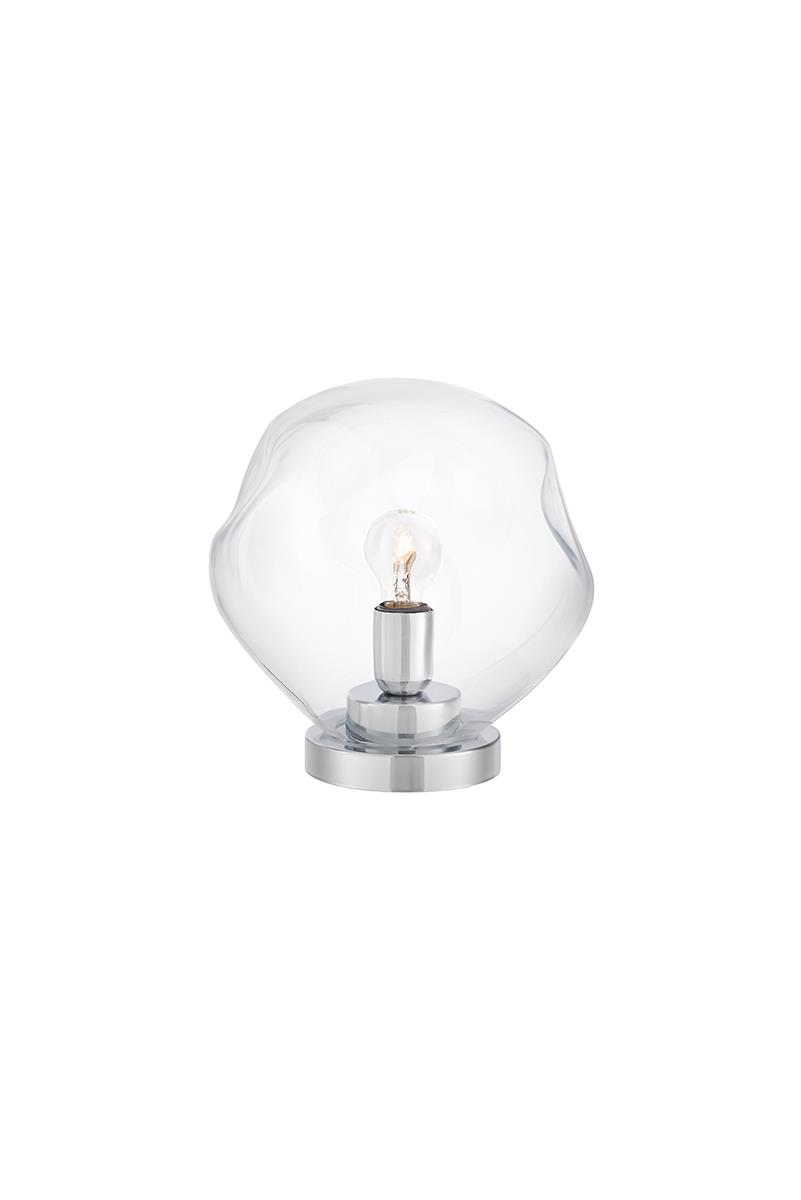 AVIA KASPA clear glass table lamp, Kaspa