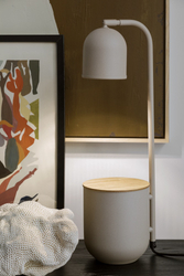 Lampka na biurko BOTANICA WOOD beżowa