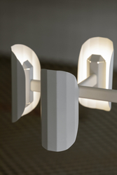 APOLIN multi-arm pendant lamp white