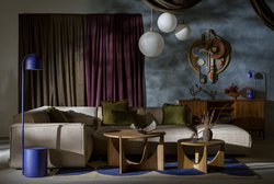 BOTANICA XL floor lamp cobalt