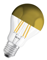 Żarówka LED E27 7W 650lm 2700K złota OSRAM