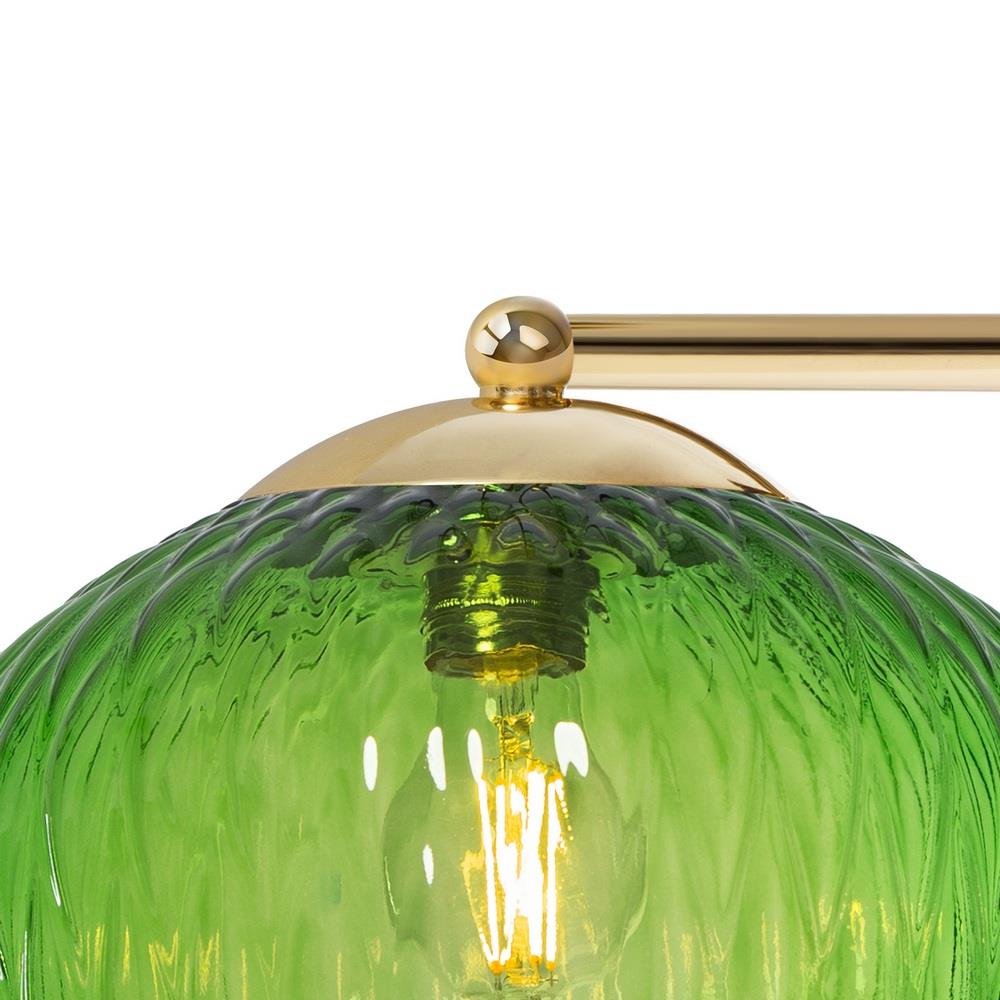 Wall lamp VENUS green transparent