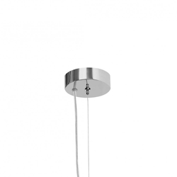CLOE S chrome pendant lamp, 25 cm
