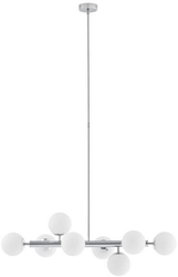 Восьмирожкова люстра CUMULUS 2, хром