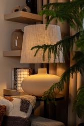SAWA table lamp flax  beige base