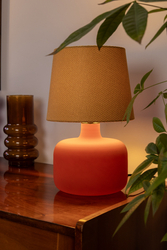 GAJA table lamp mustard, terracotta base