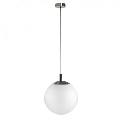 ALUR TYTAN M brushed titanium pendant lamp, 30 cm