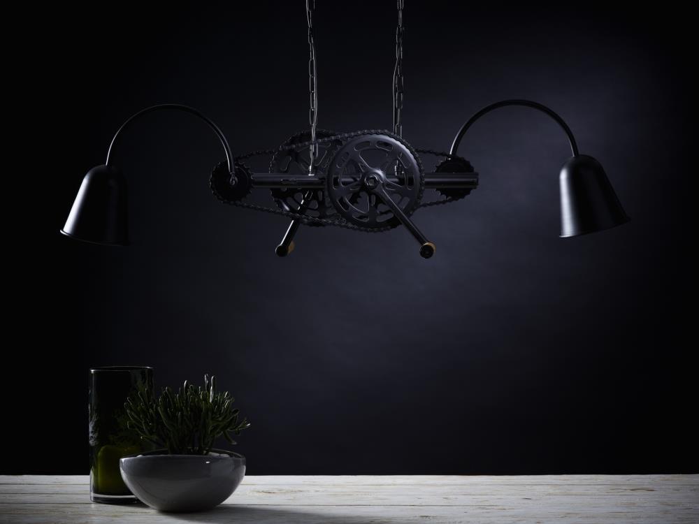 BIKE KASPA black pendant lamp, Kaspa