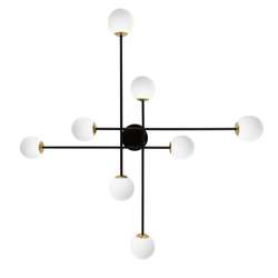 Стельовий світильник ASTRA 8 чорний