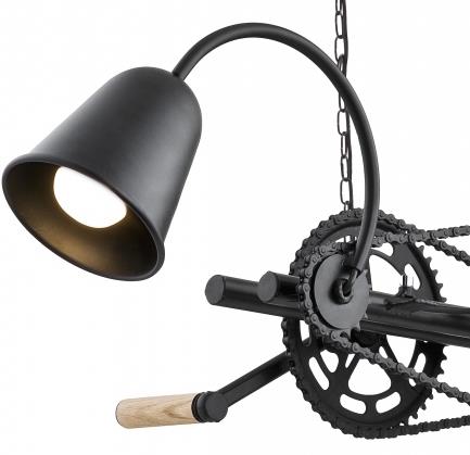 BIKE KASPA black pendant lamp, Kaspa