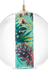 FERIA L green pendant lamp, 35 cm
