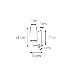 Wall lamp GRANDE gold