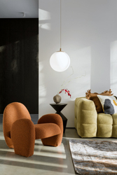 ALUR WOOD M oak pendant lamp, 30 cm