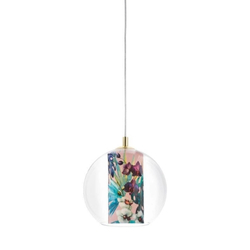 FERIA S pink pendant lamp, 25 cm