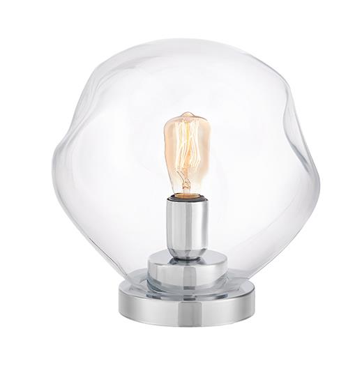 AVIA KASPA clear glass table lamp, Kaspa