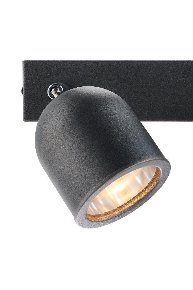 Lampa sufitowa SPARK 4 KASPA grafitowa, Kaspa