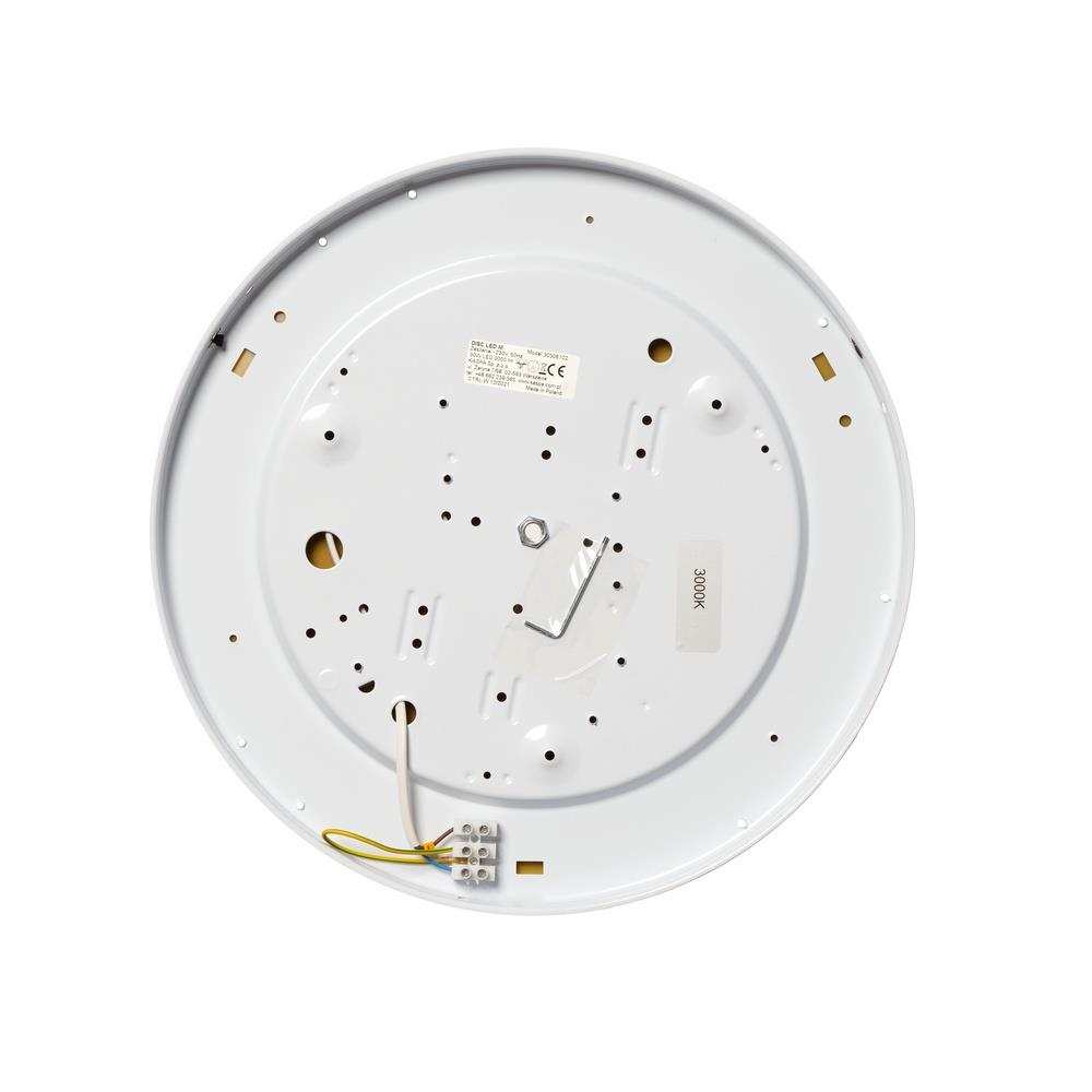 Plafon DISC M biały, 35 cm, LED