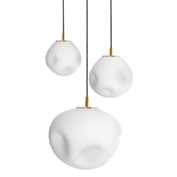 Lampa wisząca trzypunktowa CLOE 3 złoto