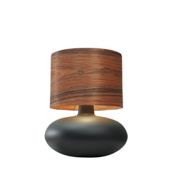 Lampa stołowa SAWA WOOD fornir, orzech