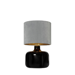 LORA table lamp gray, black base