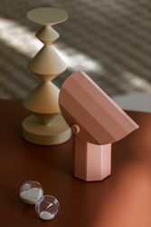 Lampka przenośna APOLIN złamany róż