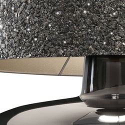 SAWA STONE mica transparent glass table lamp