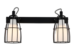 FRAME 2 black wall lamp by KASPA FROM EXPORT, Kaspa