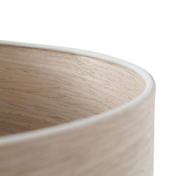 SAWA WOOD veneer table lamp, light oak