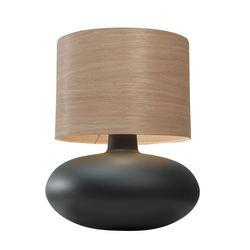 SAWA WOOD veneer table lamp, light oak