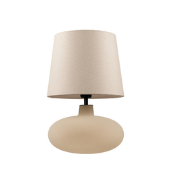 Lampa stołowa SAWA NEW beżowa, beżowa podstawa