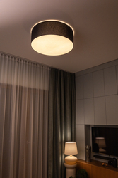 Plafond SPACE L black, 75 cm