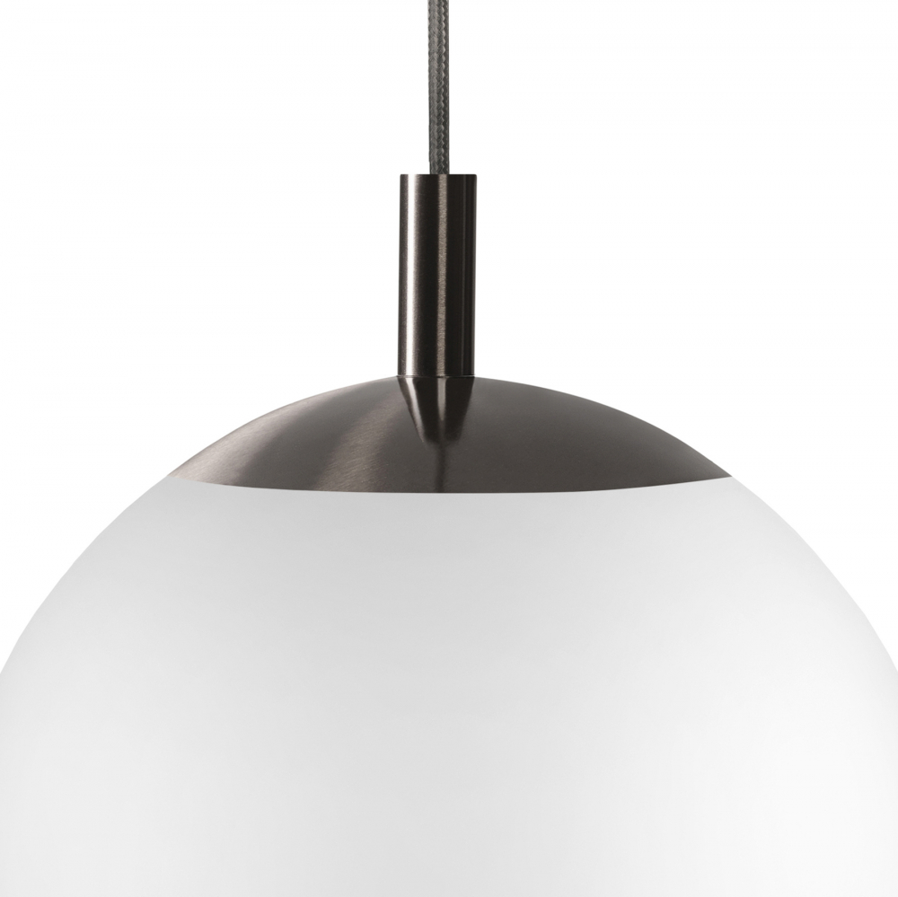 ALUR TYTAN S pendant lamp brushed titanium, 25 cm