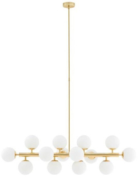 CUMULUS 1 fourteen-point chandelier, gold