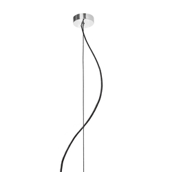 STILLA 1 pendant lamp, silver finish