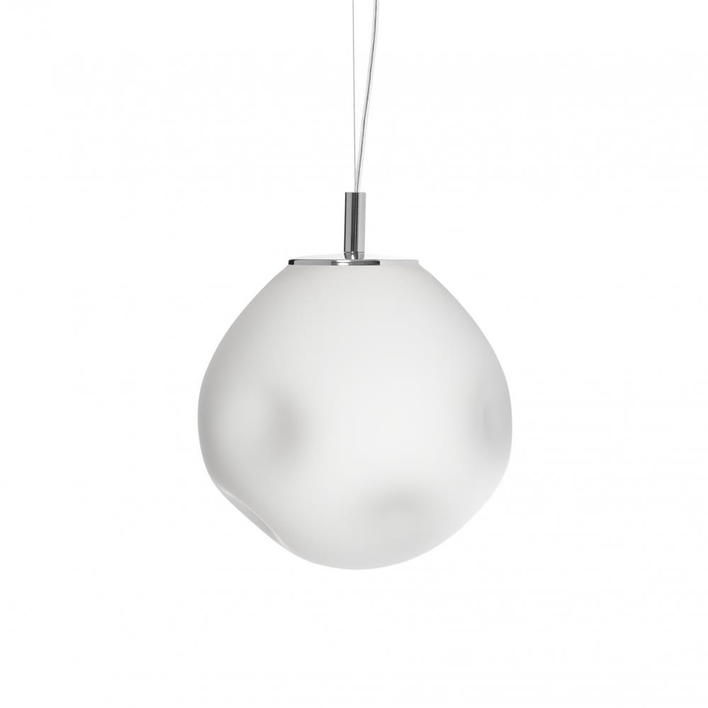 CLOE S chrome pendant lamp, 25 cm