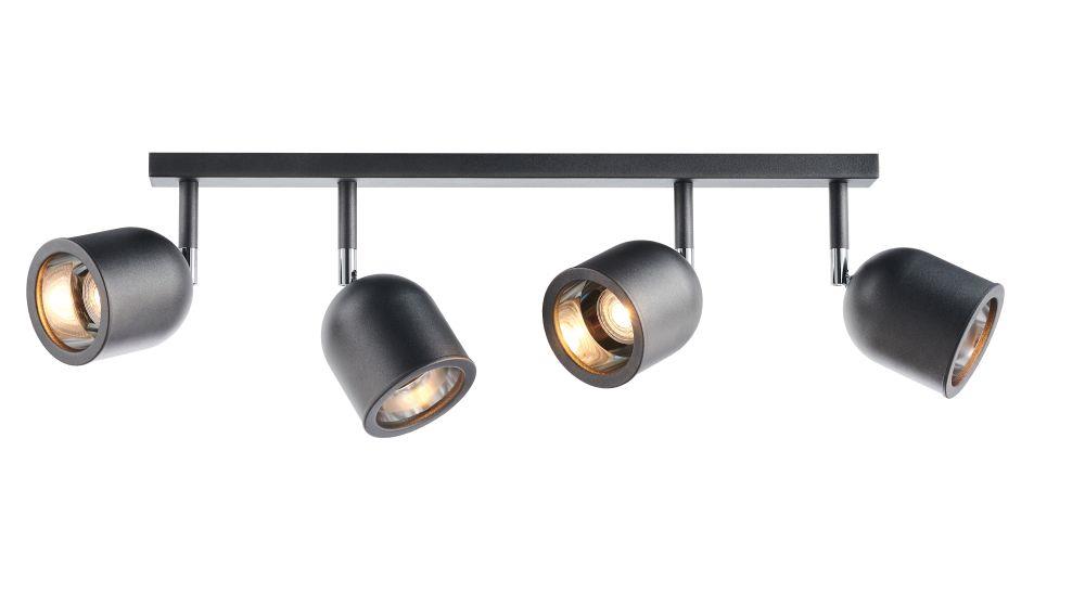 SPARK 4 KASPA graphite ceiling lamp, Kaspa