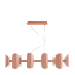 APOLIN multi-arm pendant lamp dusty pink