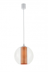 Lampa wisząca MERIDA S miedź, 25 cm