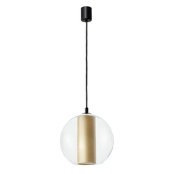 MERIDA BLACK L champagne pendant lamp, 35 cm