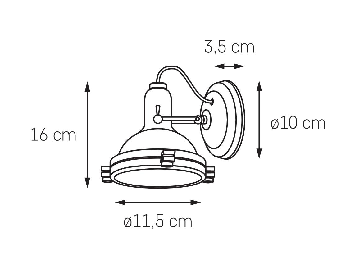 Wall lamp NAUTILIUS white