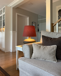 Настільна лампа SAWA сіра, графітова основа