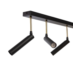 LARS 6 six-point ceiling spotlight, black