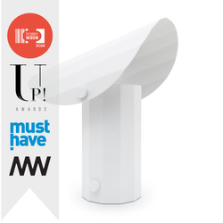 Lampa stołowa APOLIN 30 cm, biała