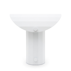 Lampa stołowa APOLIN 30 cm, biała