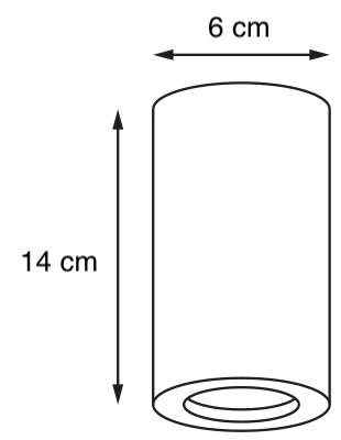 Стельовий точковий світильник BARLO IP 44 чорний, 14 см