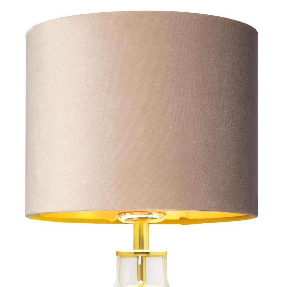LORA table lamp beige, transparent base
