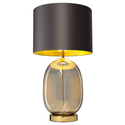 SALVADOR table lamp graphite, gold finish