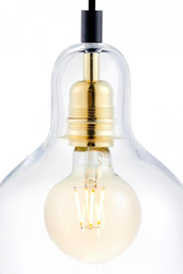 LONGIS GOLD 3 three-point pendant lamp on plafond